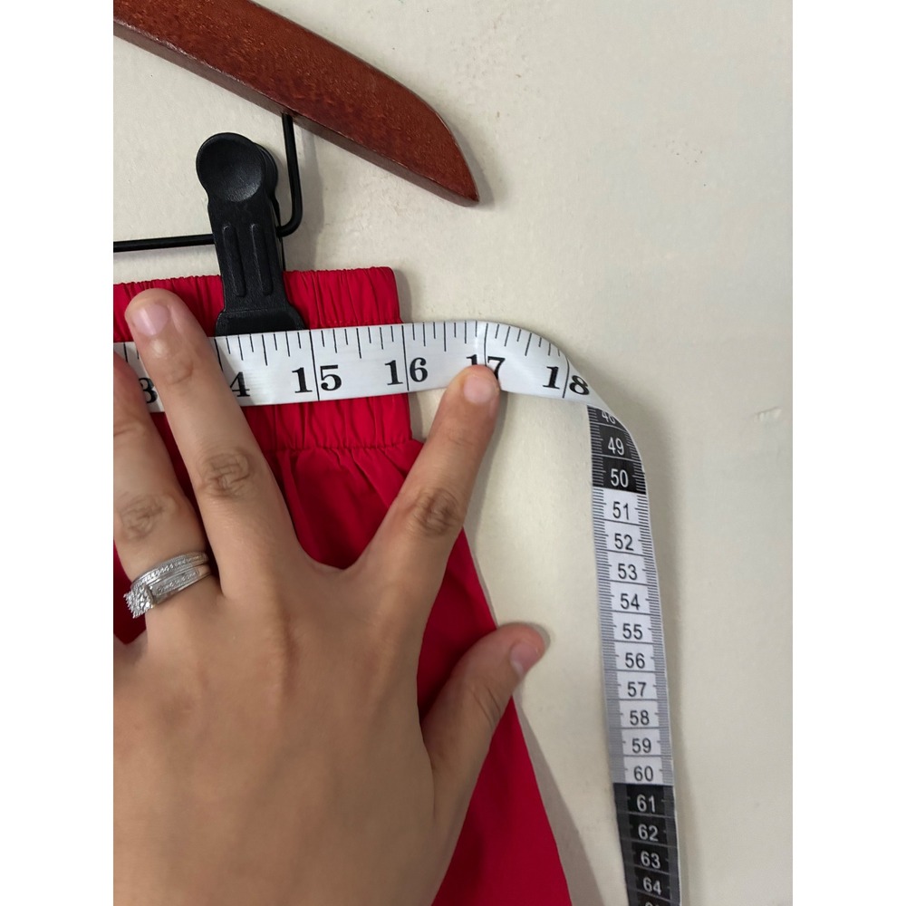 Fashion Nova Womens Red Cargo Jogger Pants Streetwear Baggy Windbreaker 1XL - Picture 6 of 6